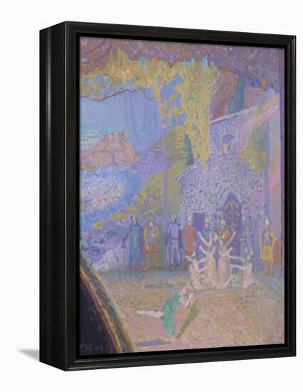 The Dance of the Spirit of Ireland, the Alhambra Music Hall-Spencer Frederick Gore-Framed Premier Image Canvas