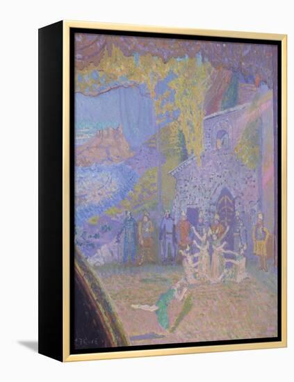 The Dance of the Spirit of Ireland, the Alhambra Music Hall-Spencer Frederick Gore-Framed Premier Image Canvas