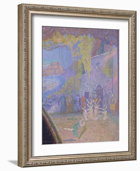 The Dance of the Spirit of Ireland, the Alhambra Music Hall-Spencer Frederick Gore-Framed Giclee Print