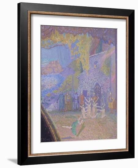 The Dance of the Spirit of Ireland, the Alhambra Music Hall-Spencer Frederick Gore-Framed Giclee Print