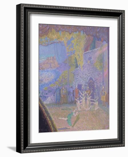 The Dance of the Spirit of Ireland, the Alhambra Music Hall-Spencer Frederick Gore-Framed Giclee Print