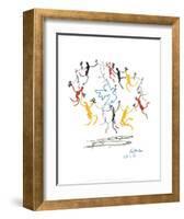 The Dance of Youth-Pablo Picasso-Framed Art Print