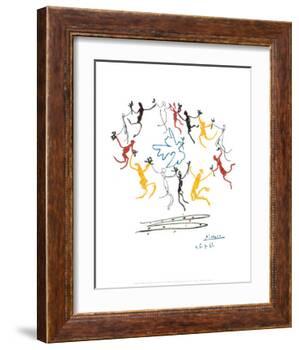 The Dance of Youth-Pablo Picasso-Framed Art Print