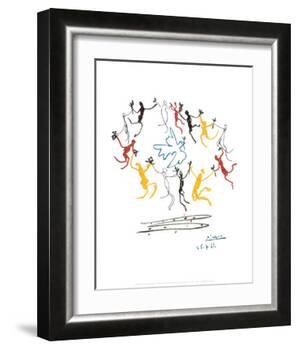 The Dance of Youth-Pablo Picasso-Framed Art Print