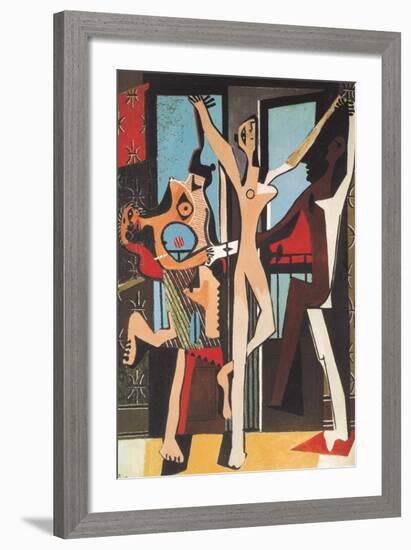 The Dance-Pablo Picasso-Framed Art Print