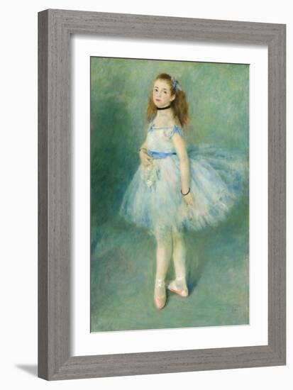 The Dancer, 1874 (Oil on Canvas)-Pierre Auguste Renoir-Framed Giclee Print