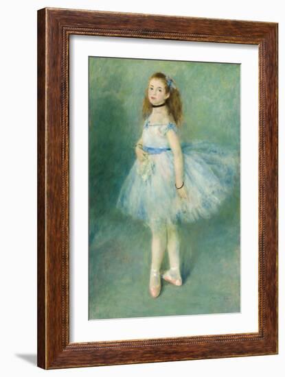 The Dancer, 1874 (Oil on Canvas)-Pierre Auguste Renoir-Framed Giclee Print