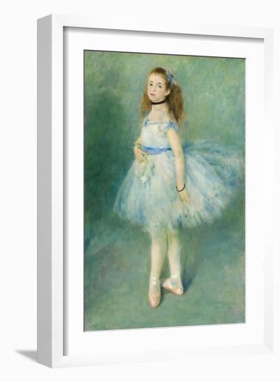 The Dancer, 1874 (Oil on Canvas)-Pierre Auguste Renoir-Framed Giclee Print