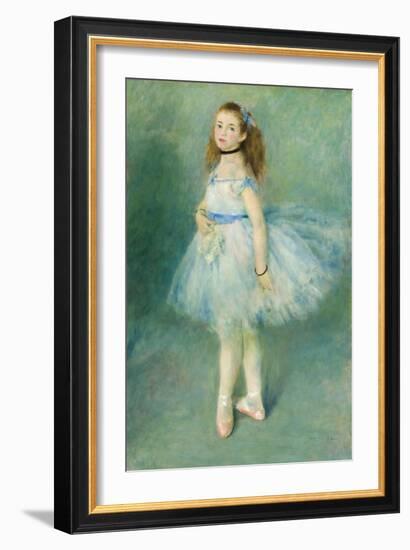 The Dancer, 1874 (Oil on Canvas)-Pierre Auguste Renoir-Framed Giclee Print