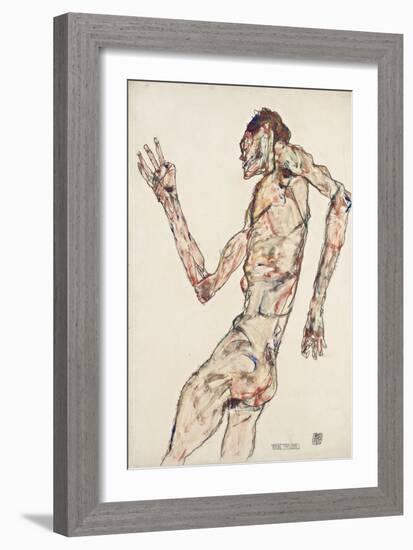 The Dancer, 1913-Egon Schiele-Framed Giclee Print