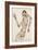 The Dancer, 1913-Egon Schiele-Framed Giclee Print