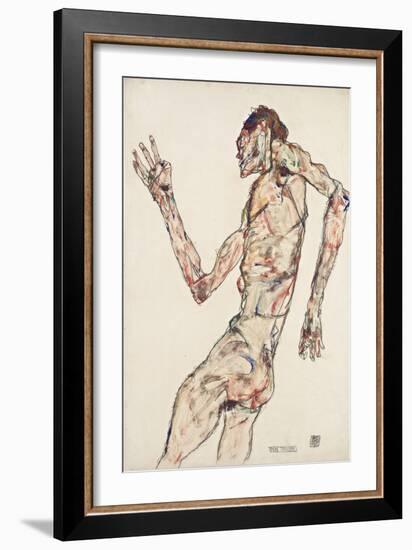 The Dancer, 1913-Egon Schiele-Framed Giclee Print