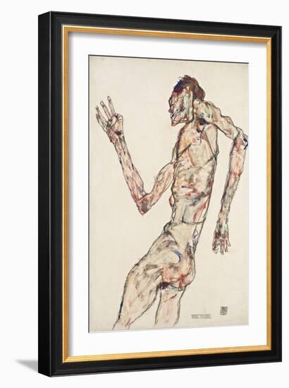 The Dancer, 1913-Egon Schiele-Framed Giclee Print