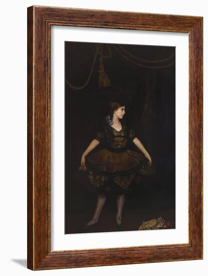 The Dancer in Black-John da Costa-Framed Giclee Print