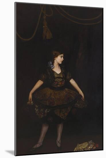 The Dancer in Black-John da Costa-Mounted Giclee Print