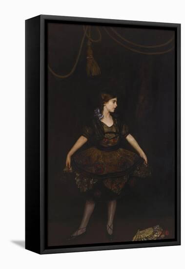 The Dancer in Black-John da Costa-Framed Premier Image Canvas