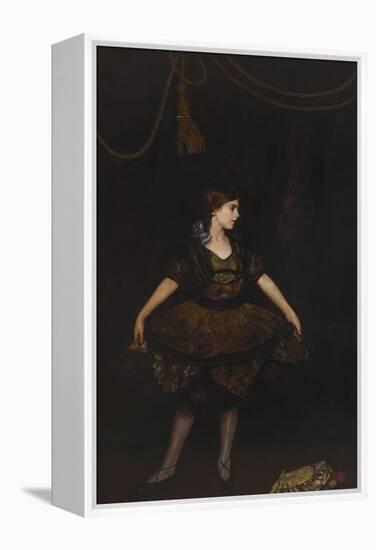 The Dancer in Black-John da Costa-Framed Premier Image Canvas