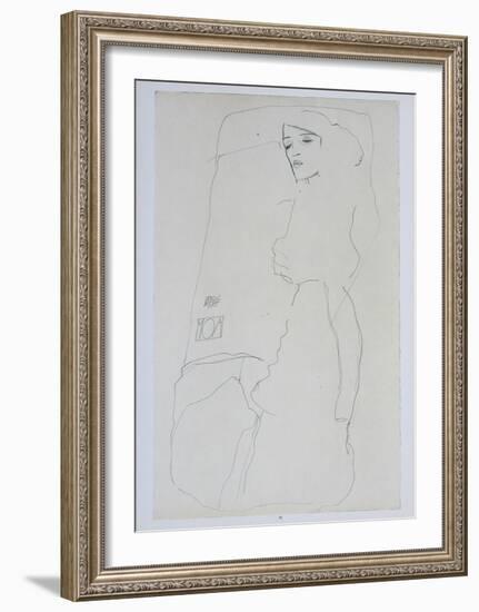 The Dancer Moa, 1911-Egon Schiele-Framed Collectable Print