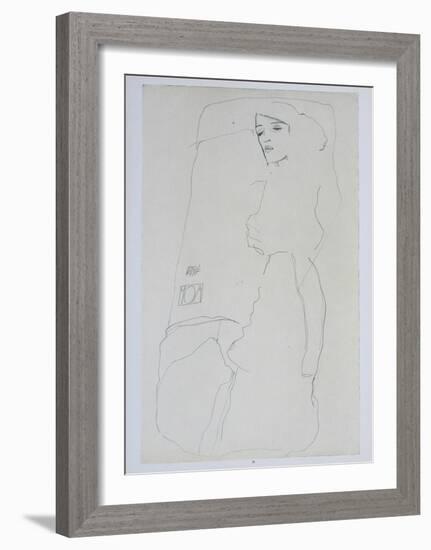 The Dancer Moa, 1911-Egon Schiele-Framed Collectable Print