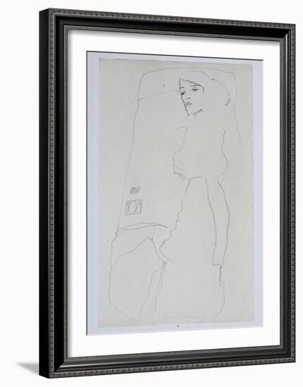 The Dancer Moa, 1911-Egon Schiele-Framed Collectable Print