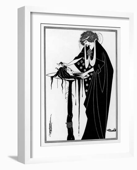 The Dancer's Reward: The Head on a Platter-Aubrey Beardsley-Framed Photographic Print