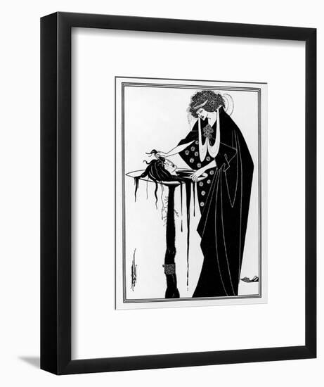 The Dancer's Reward: The Head on a Platter-Aubrey Beardsley-Framed Photographic Print