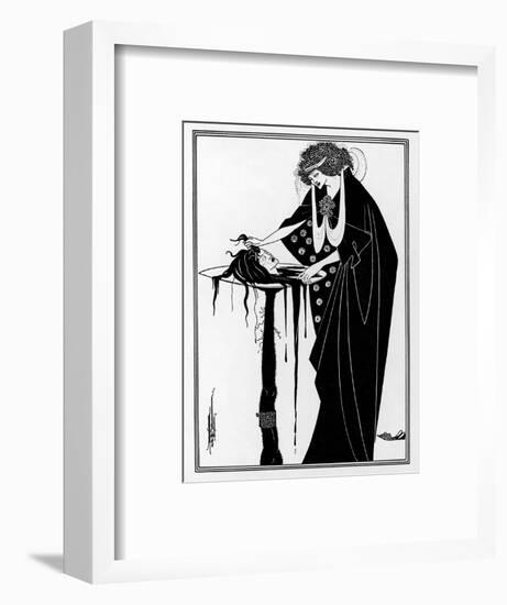 The Dancer's Reward: The Head on a Platter-Aubrey Beardsley-Framed Photographic Print