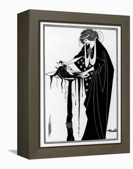 The Dancer's Reward: The Head on a Platter-Aubrey Beardsley-Framed Premier Image Canvas