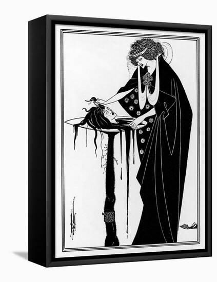 The Dancer's Reward: The Head on a Platter-Aubrey Beardsley-Framed Premier Image Canvas