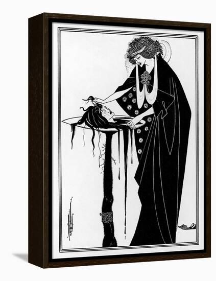 The Dancer's Reward: The Head on a Platter-Aubrey Beardsley-Framed Premier Image Canvas