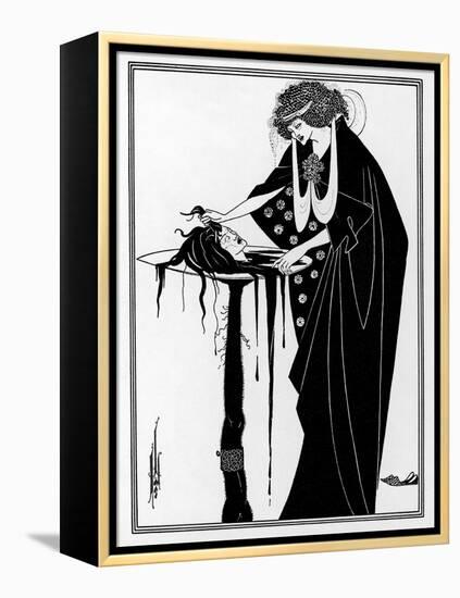 The Dancer's Reward: The Head on a Platter-Aubrey Beardsley-Framed Premier Image Canvas