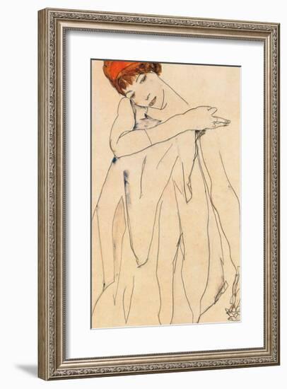 The Dancer-Egon Schiele-Framed Art Print