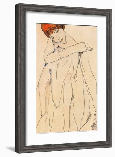 The Dancer-Egon Schiele-Framed Art Print