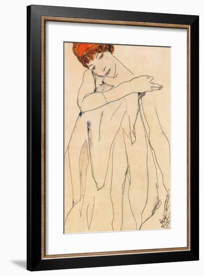 The Dancer-Egon Schiele-Framed Art Print