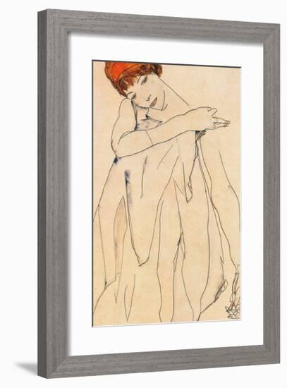 The Dancer-Egon Schiele-Framed Art Print