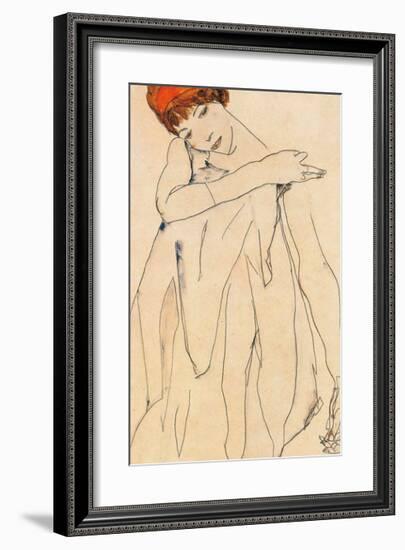 The Dancer-Egon Schiele-Framed Art Print