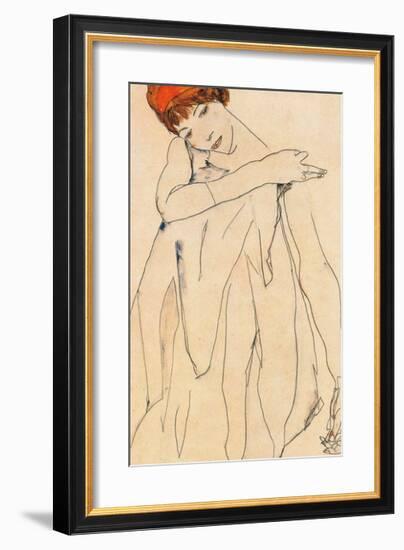 The Dancer-Egon Schiele-Framed Art Print