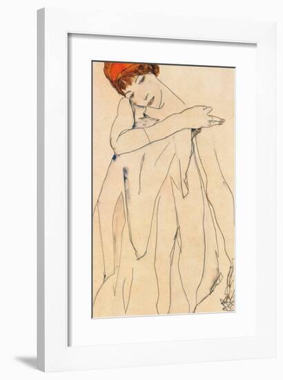 The Dancer-Egon Schiele-Framed Art Print