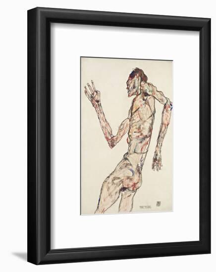 The Dancer-Egon Schiele-Framed Art Print