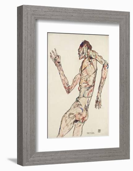 The Dancer-Egon Schiele-Framed Art Print