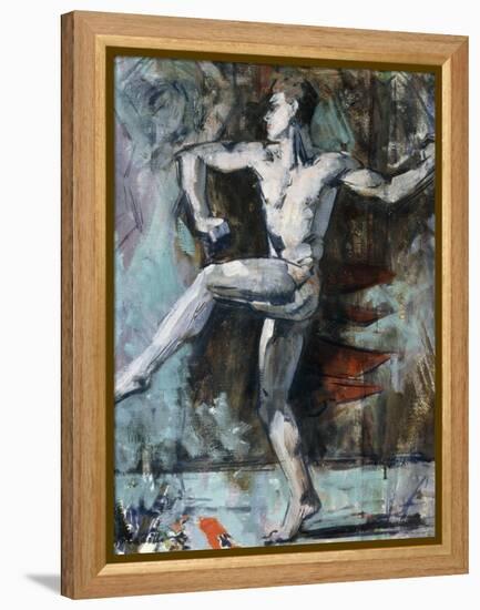 The Dancer-Francis Campbell Boileau Cadell-Framed Premier Image Canvas