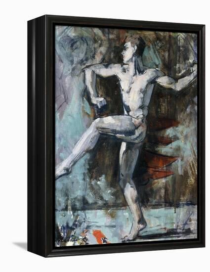 The Dancer-Francis Campbell Boileau Cadell-Framed Premier Image Canvas