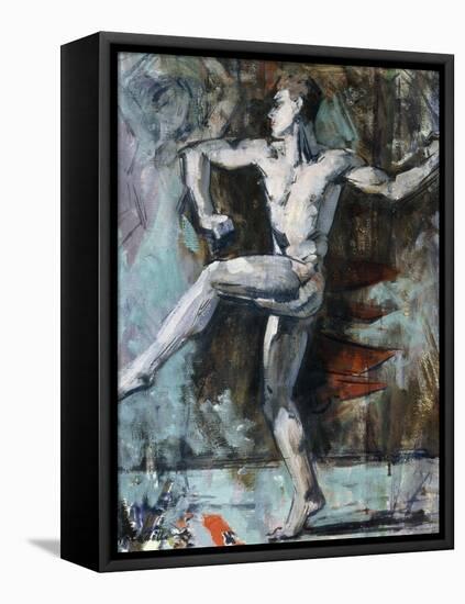 The Dancer-Francis Campbell Boileau Cadell-Framed Premier Image Canvas