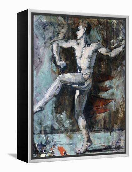 The Dancer-Francis Campbell Boileau Cadell-Framed Premier Image Canvas