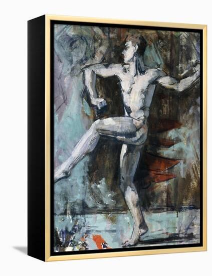 The Dancer-Francis Campbell Boileau Cadell-Framed Premier Image Canvas