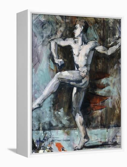 The Dancer-Francis Campbell Boileau Cadell-Framed Premier Image Canvas