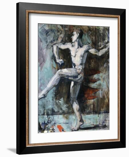 The Dancer-Francis Campbell Boileau Cadell-Framed Giclee Print