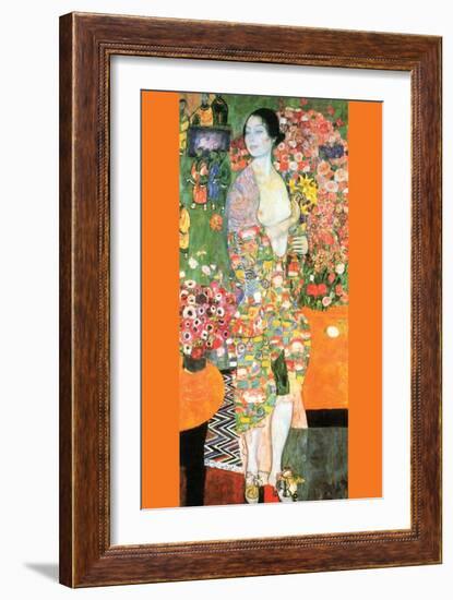 The Dancer-Gustav Klimt-Framed Art Print