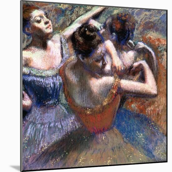 The Dancers, 1899-Edgar Degas-Mounted Giclee Print