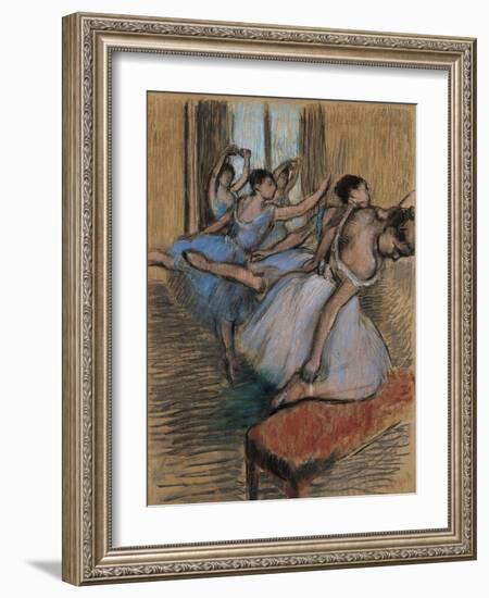 The Dancers, c.1900-Edgar Degas-Framed Giclee Print